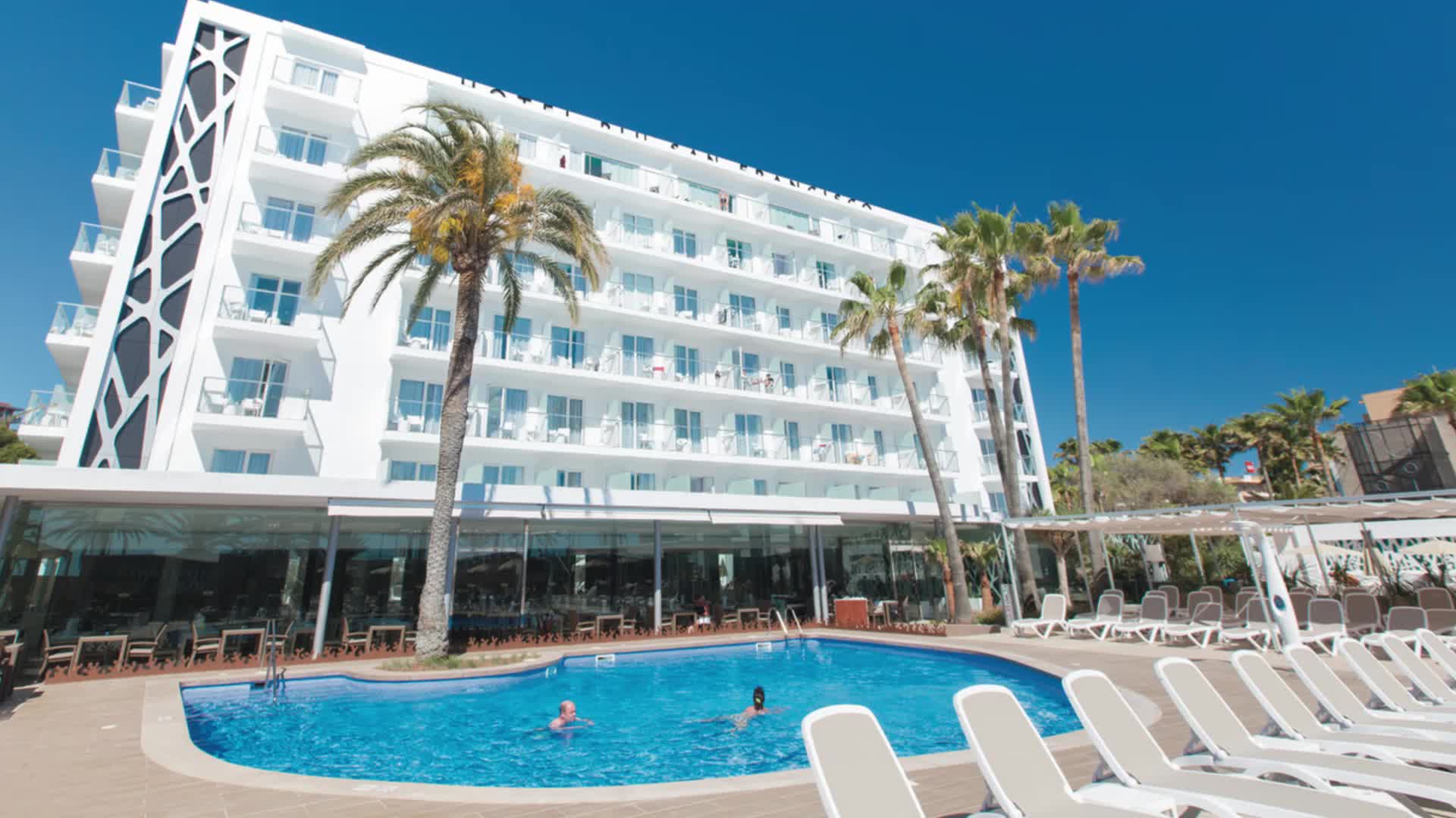 Riu San Francisco – Zwembad met palmen, Playa de Palma