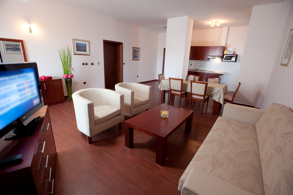 Apartments Agava – Woonkamer, Makarska