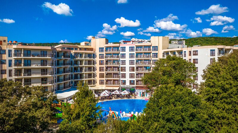 Prestige Hotel & Aquapark – Hotel met zwembad, Golden Sands