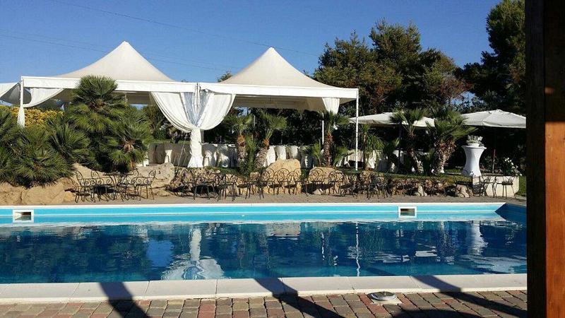 Agriturismo Vultaggio – Zwembad met prieel, Guarrato