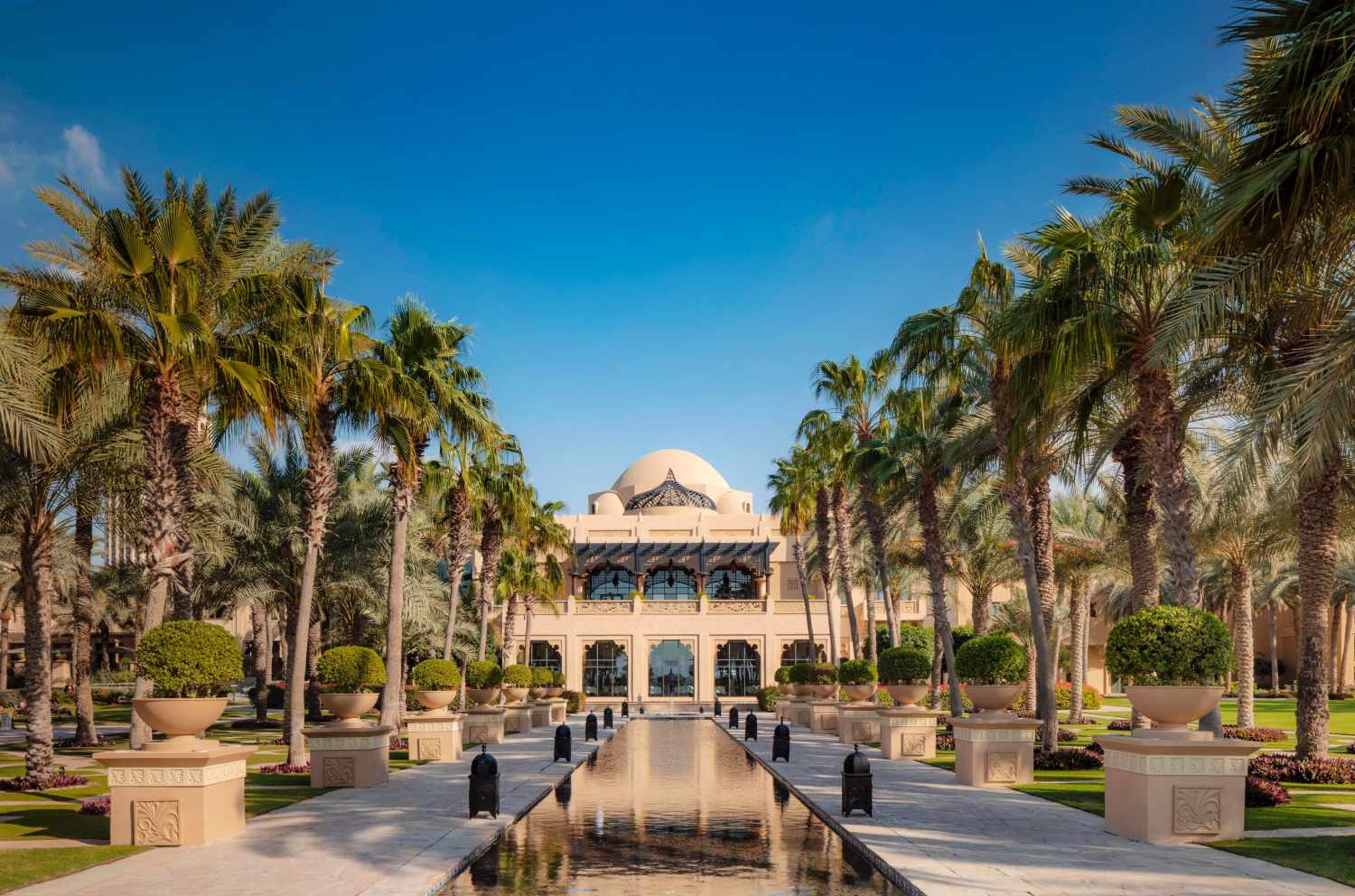 One&Only Royal Mirage – Zwembad met palmen, Dubai