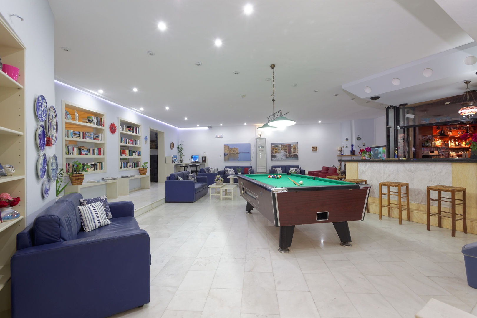 Latania Studios & Apartments – Spelletjeshoek met pooltafel, Stalis