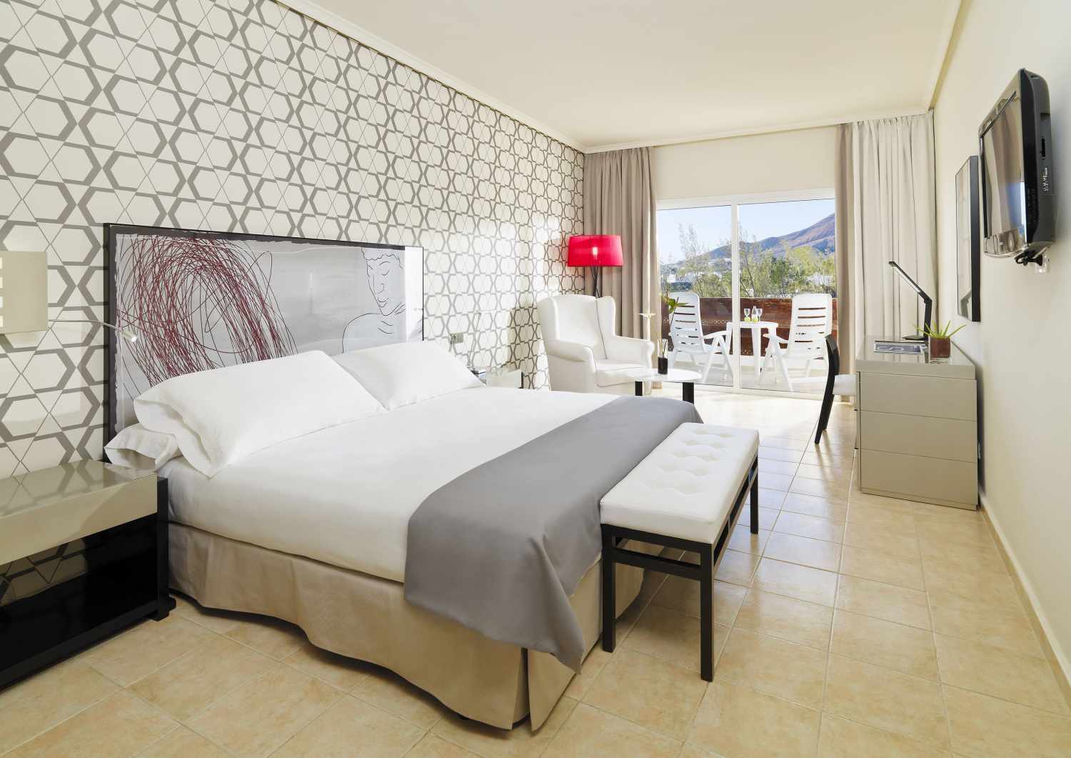 H10 Timanfaya Palace – Slaapkamer, Playa Blanca
