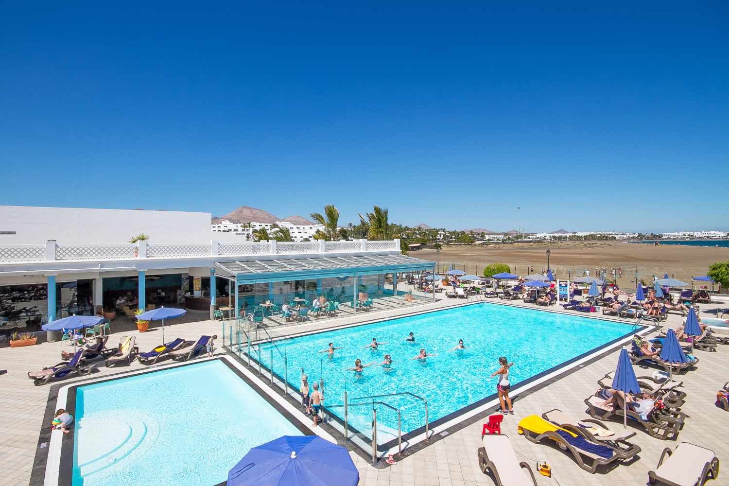 Las Costas – Zwembad met aquagym, Pocillos