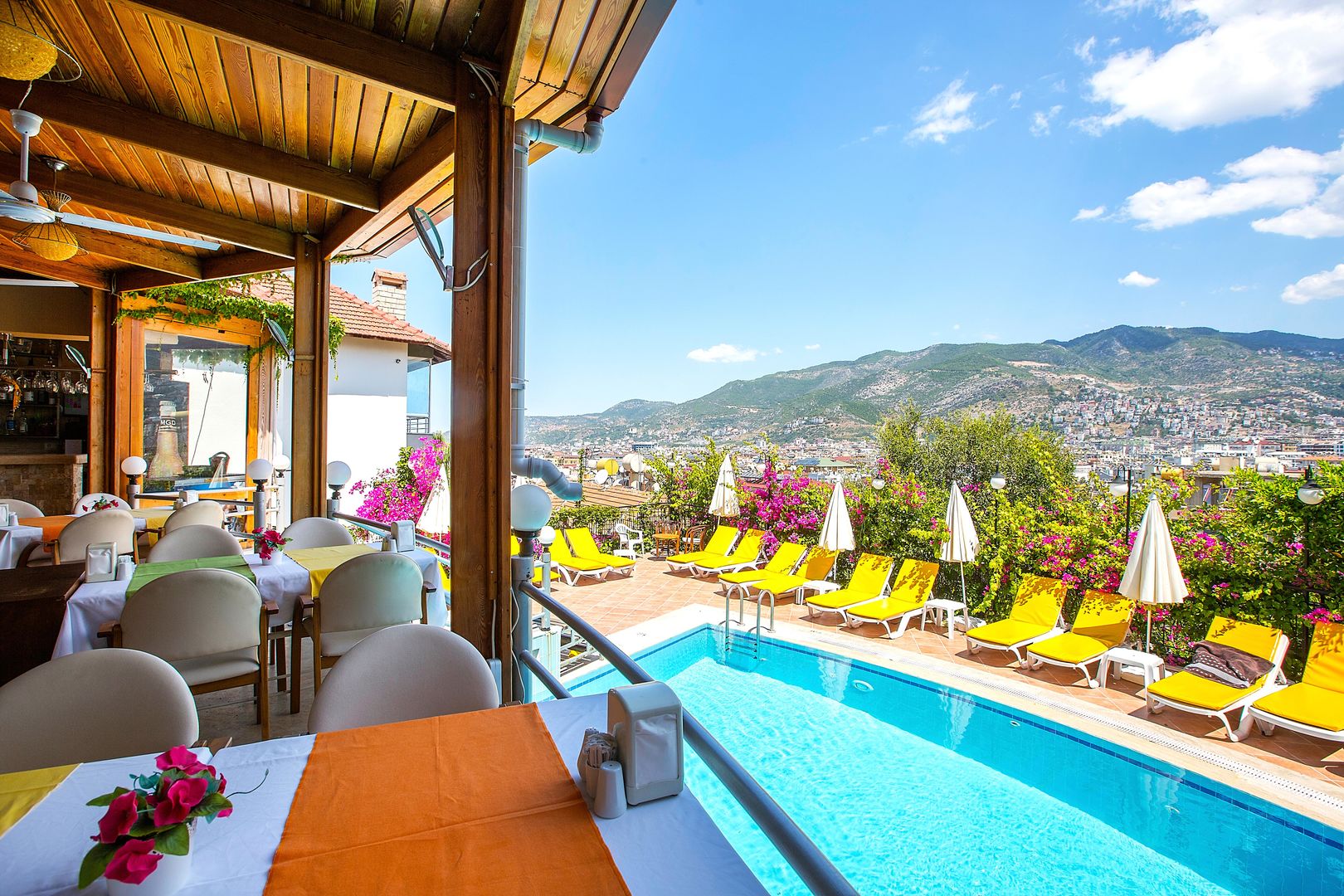 Villa Sonata Apart Hotel – Terras met uitzicht, Alanya