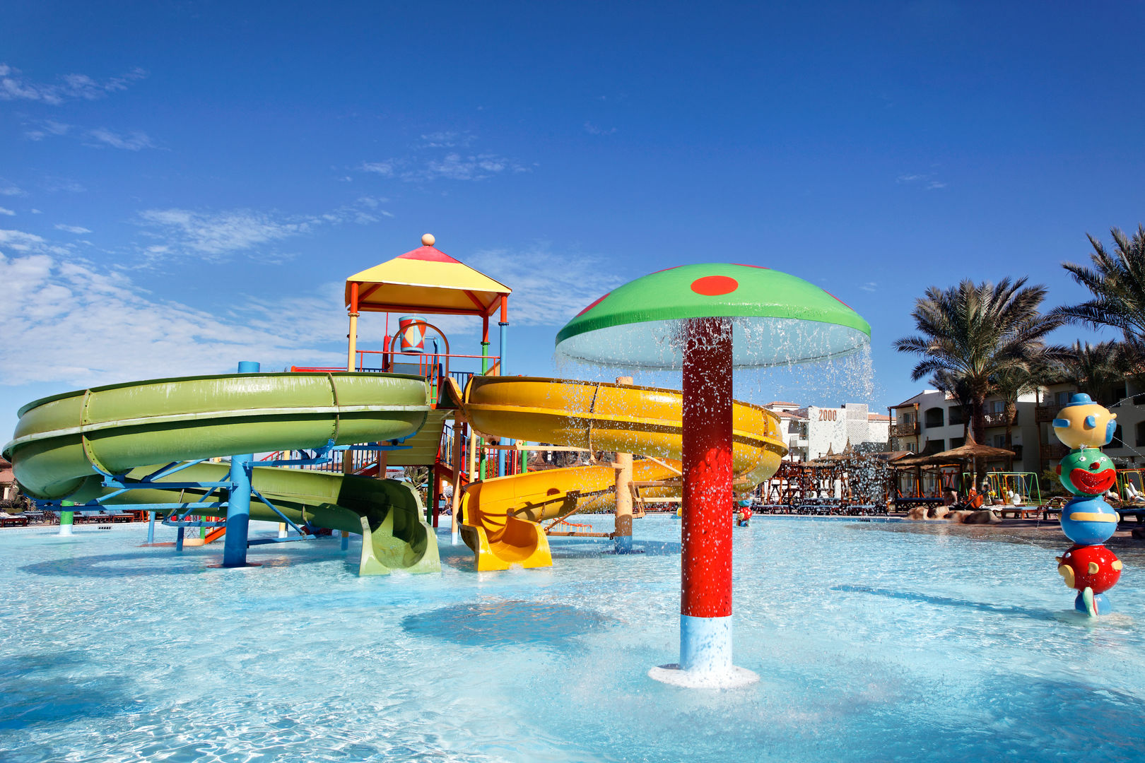 Pickalbatros Dana Beach Resort – Kinderbad met glijbanen, Hurghada