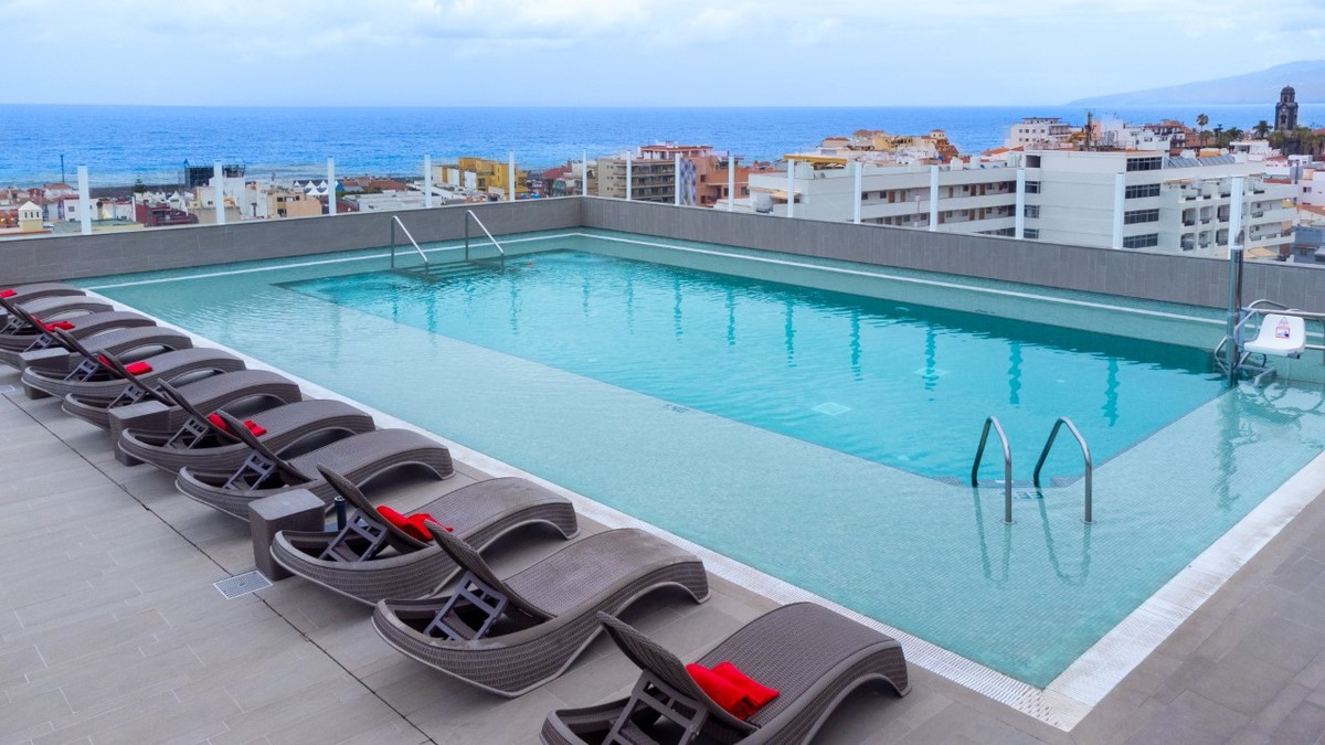 Hotel AF Valle Orotava – Dakzwembad met ligbedden, Puerto de la Cruz