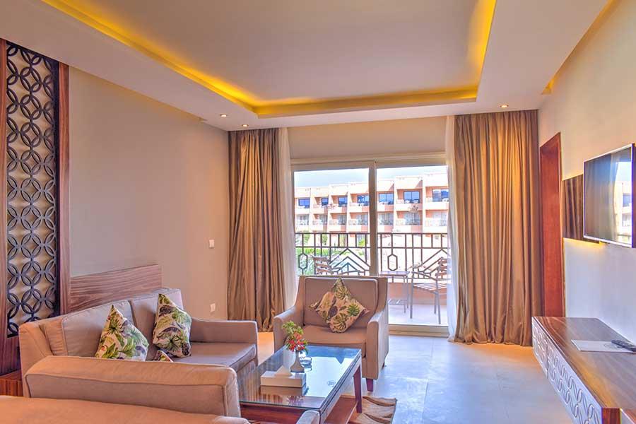 Jasmine Palace Resort & Spa – Zitkamer, Hurghada