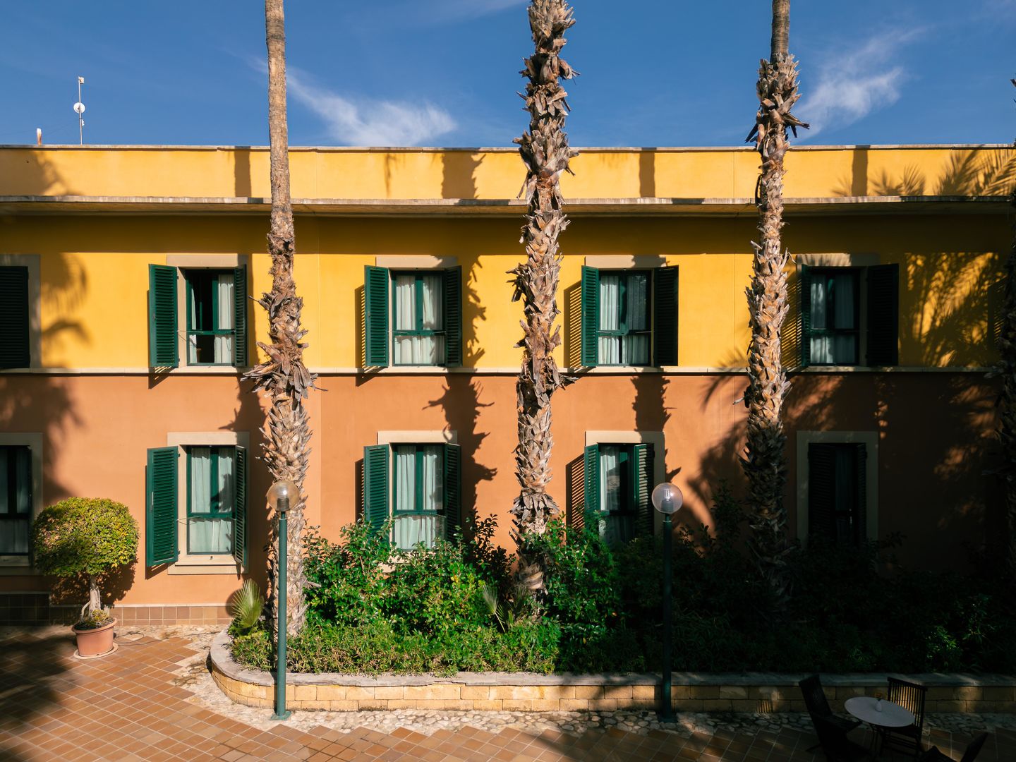 Port Jardín Milenio – Gevel met palmen, Elche