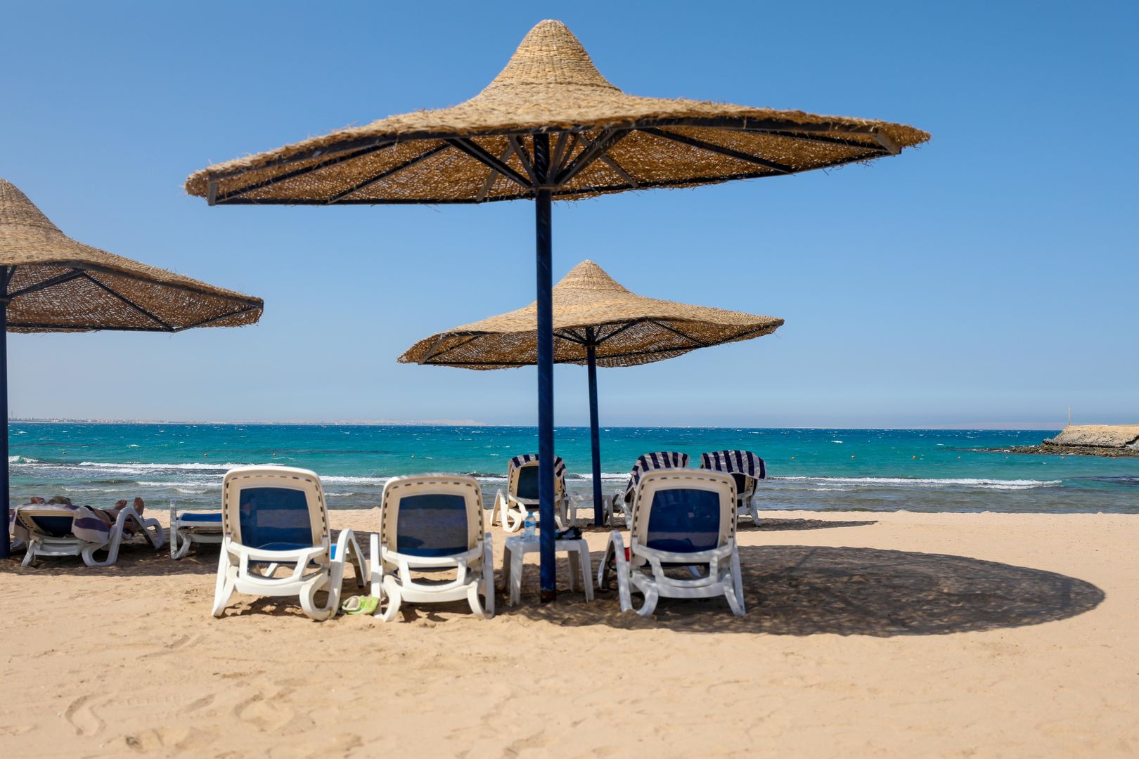 Blend Club Aqua Resort – Strand met parasols, Hurghada