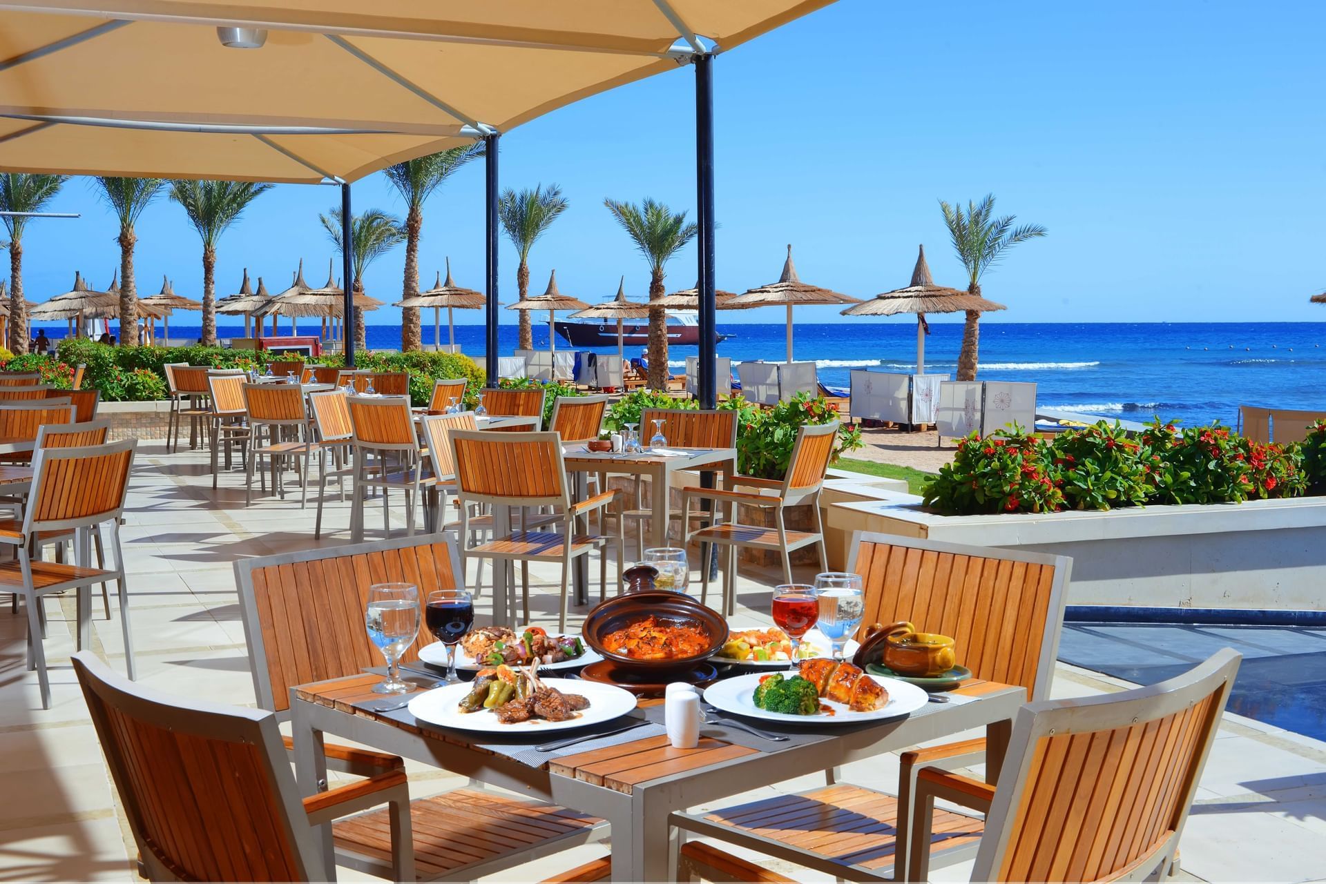 Beach Albatros Resort – Terras aan zee, Hurghada