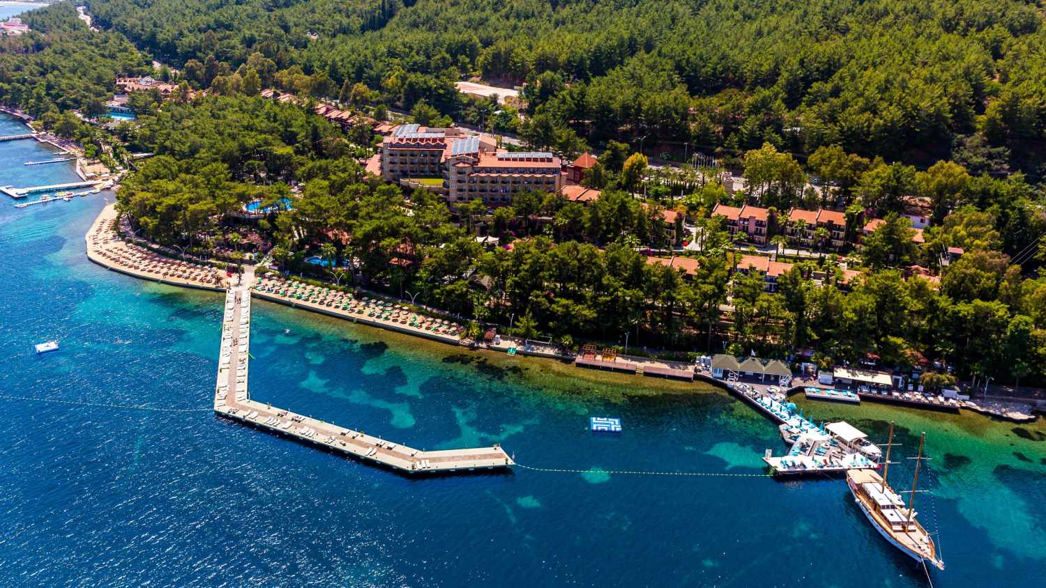 Grand Yazici Club Marmaris Palace – Steiger in de baai, Marmaris