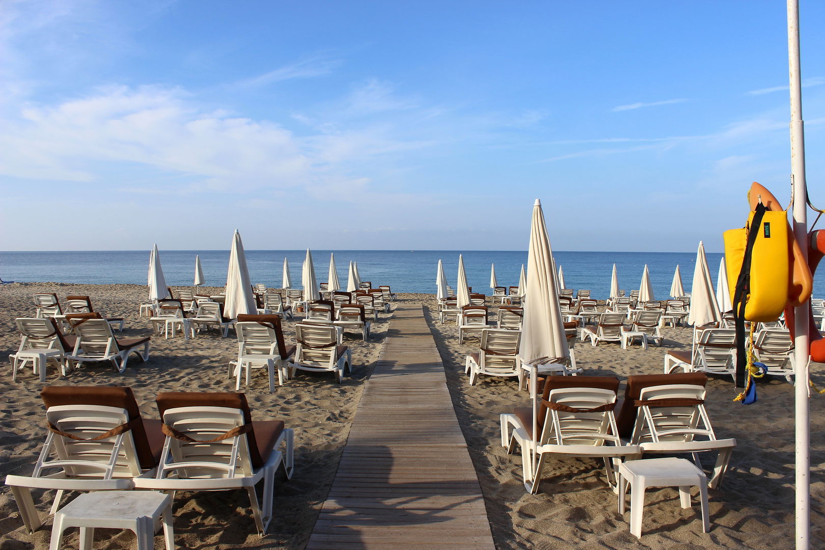 Savk Hotel – Strand met ligbedden, Alanya