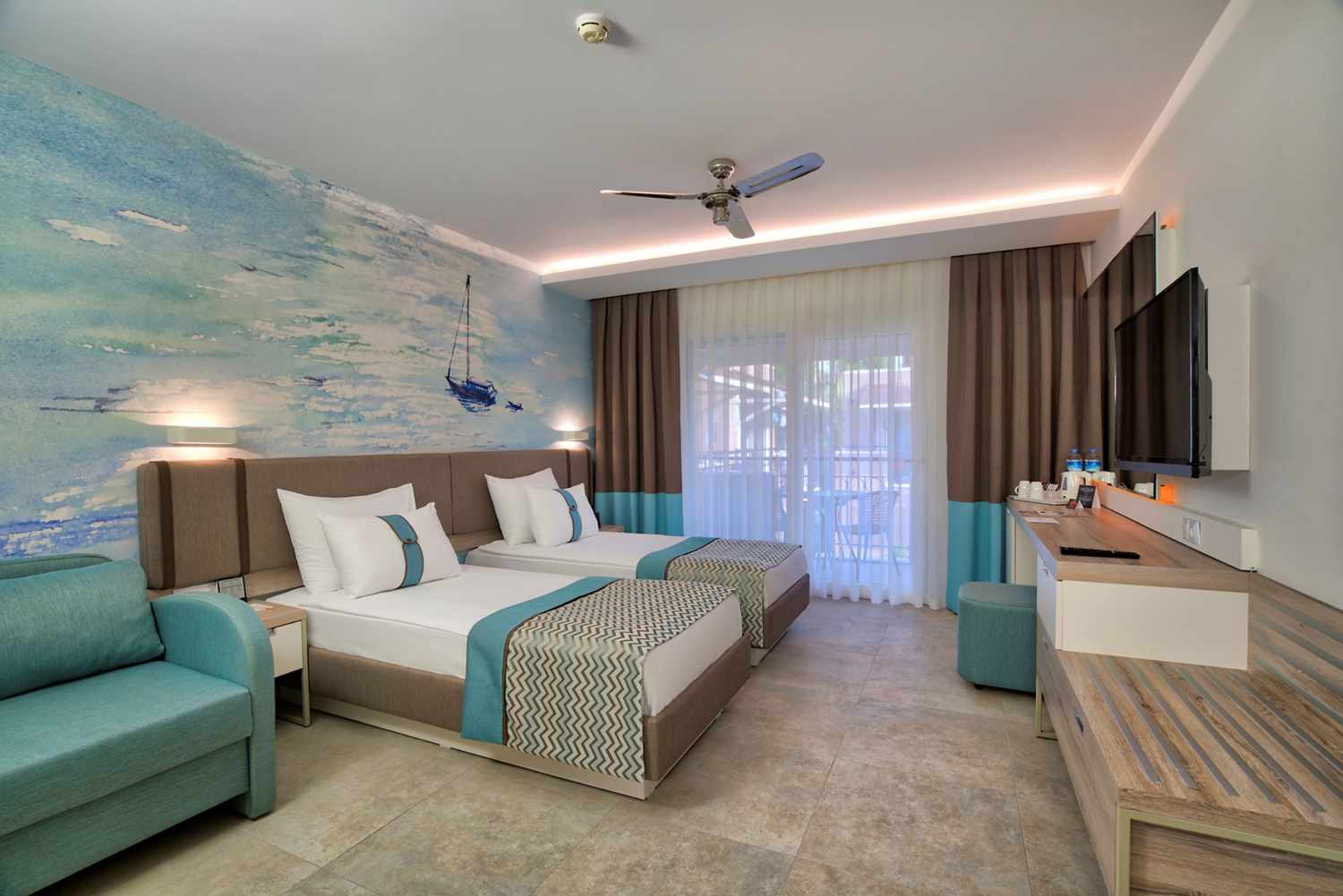 Pirate's Beach Club – Hotelkamer, Tekirova