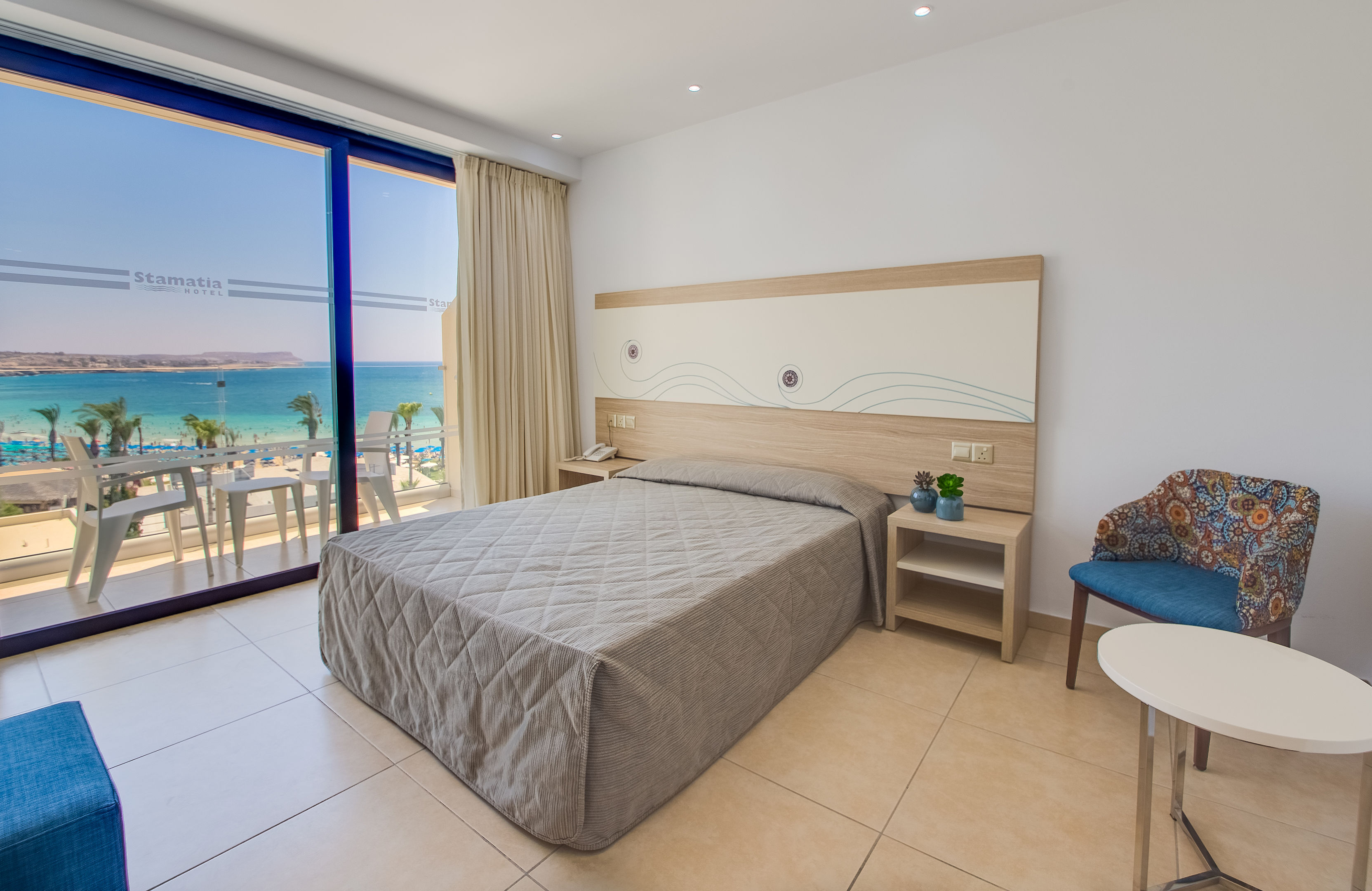 Stamatia Hotel – Kamer met zeezicht, Ayia Napa