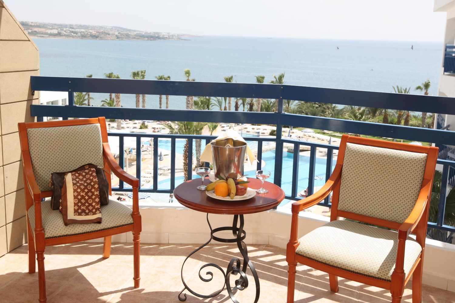 Ascos Coral Beach Hotel – Balkon met zeezicht, Paphos