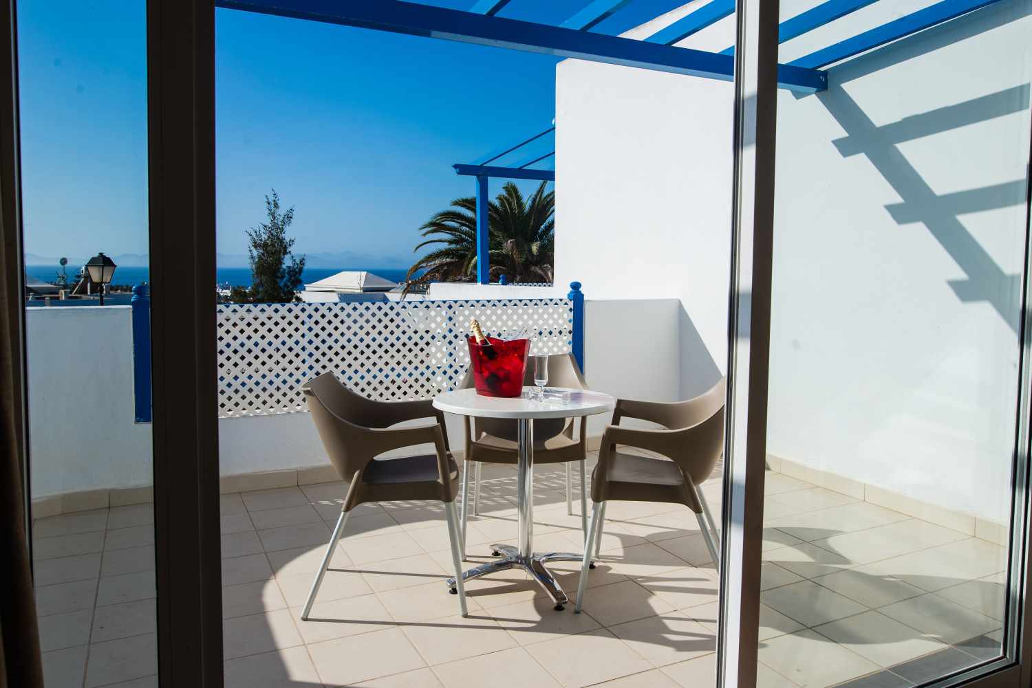 HL Paradise Island Hotel – Terras met zeezicht, Playa Blanca
