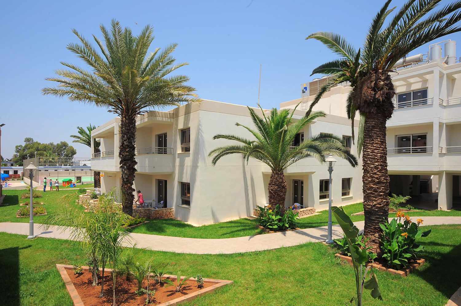 Euronapa Hotel – Tuin met palmen, Ayia Napa