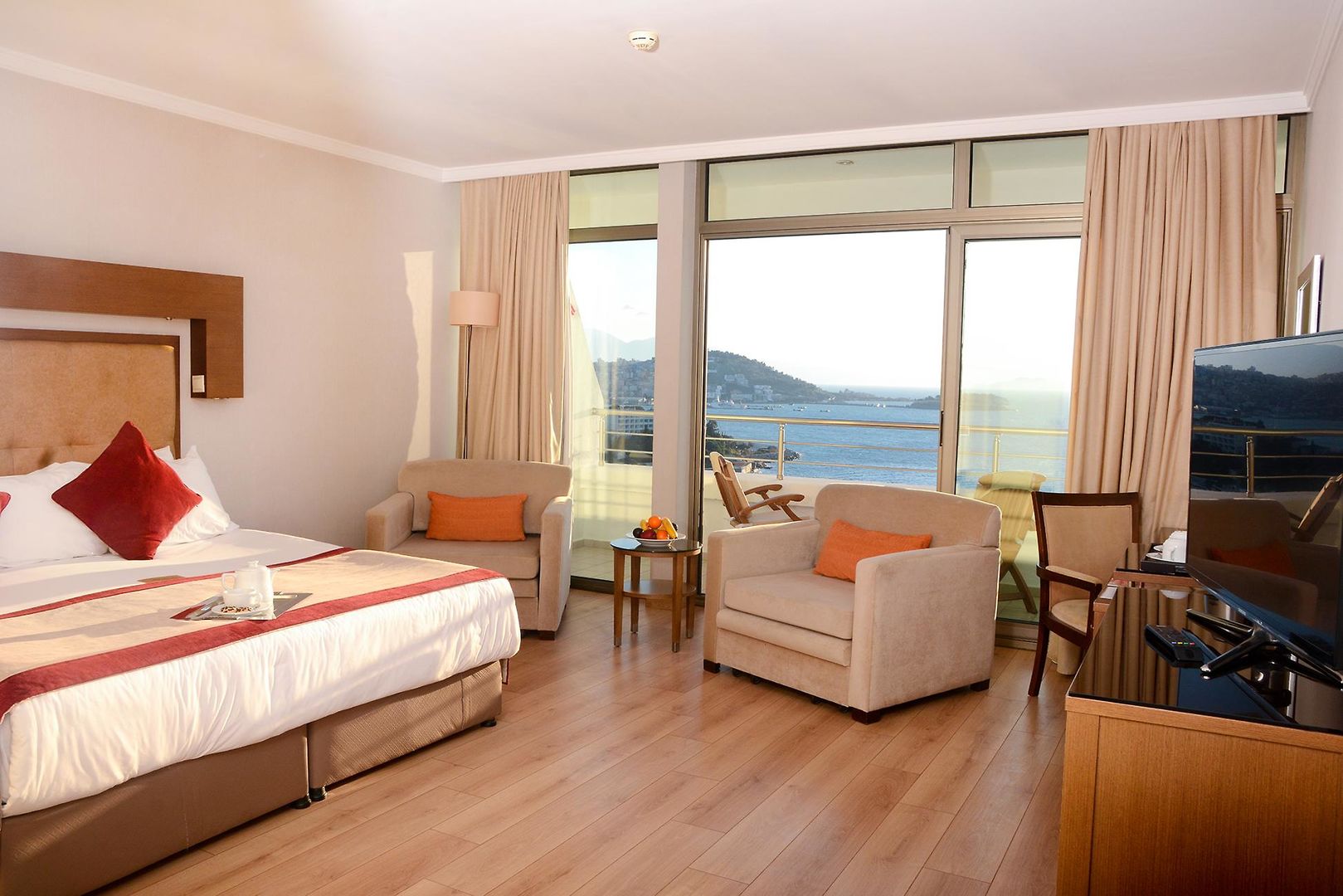 Korumar Hotel De Luxe – Slaapkamer met zeezicht, Kusadasi