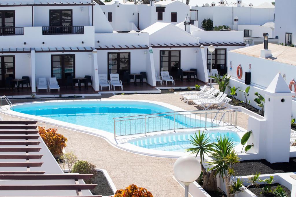 La Laguneta – Zwembad tussen witte huisjes, Puerto del Carmen