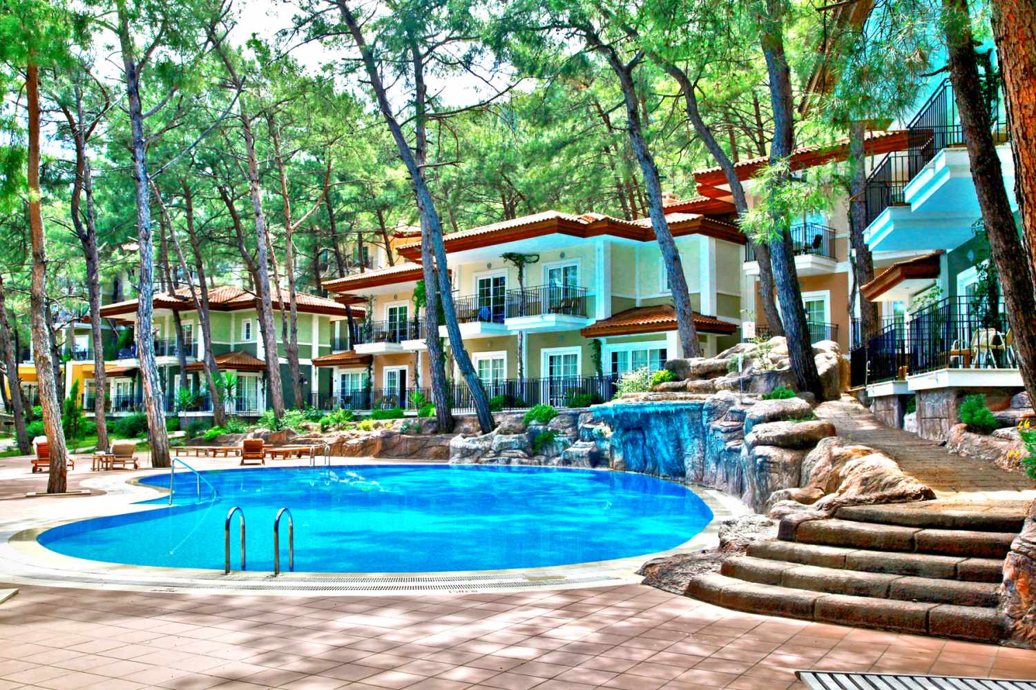 Grand Yazici Club Turban Thermal – Zwembad tussen bomen, Marmaris
