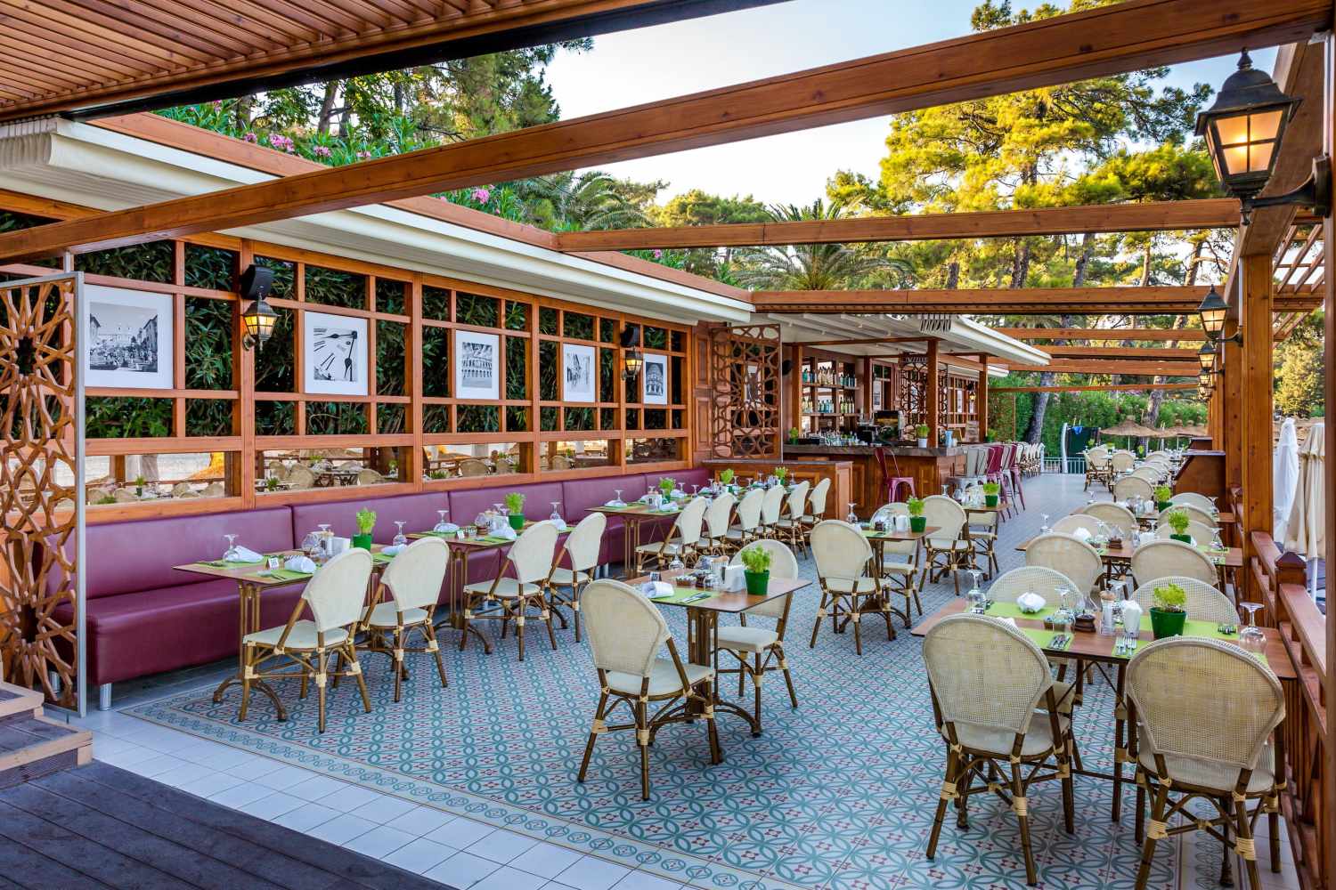 Grand Yazici Club Turban Thermal – Terras restaurant, Marmaris