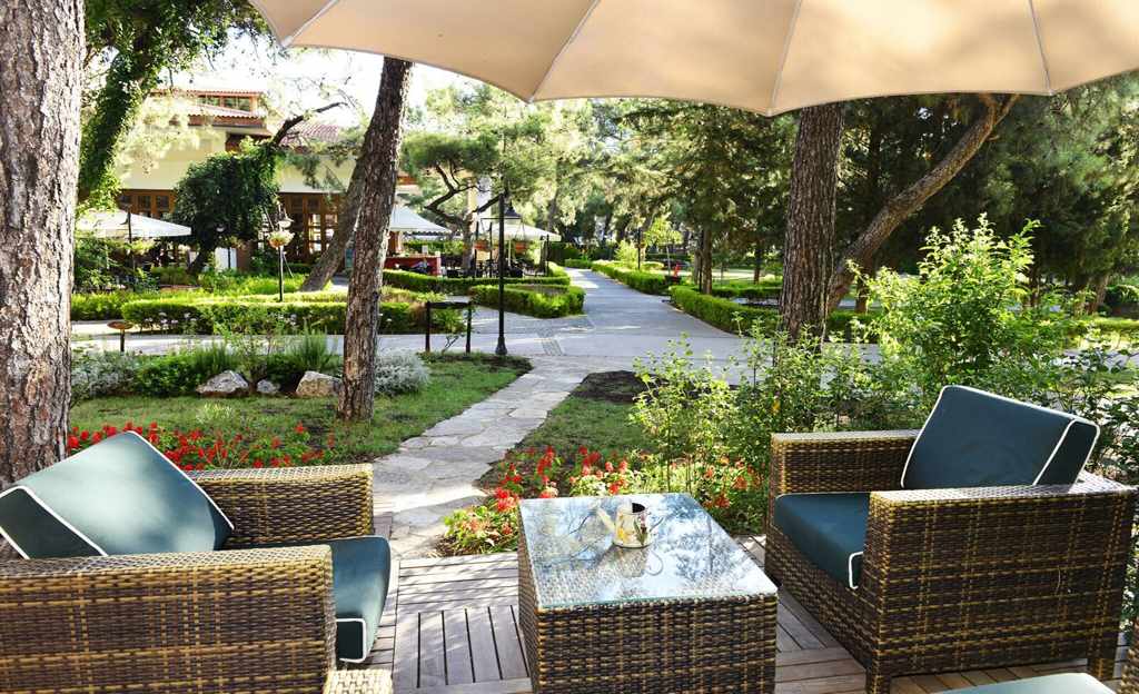 Grand Yazici Club Turban Thermal – Tuin met loungeset, Marmaris