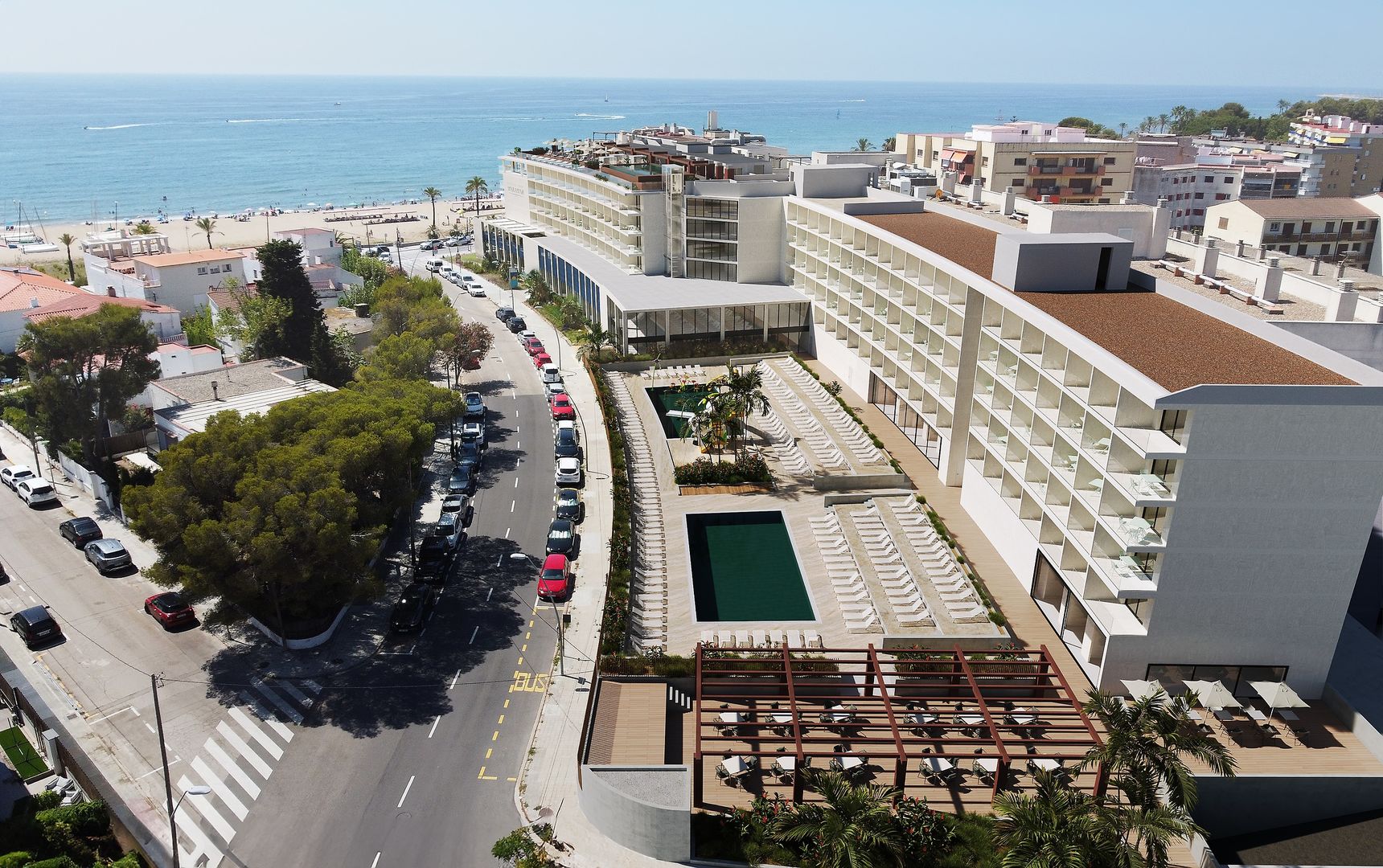 Estival Maramar – Hotel vanuit de lucht, Coma-Ruga