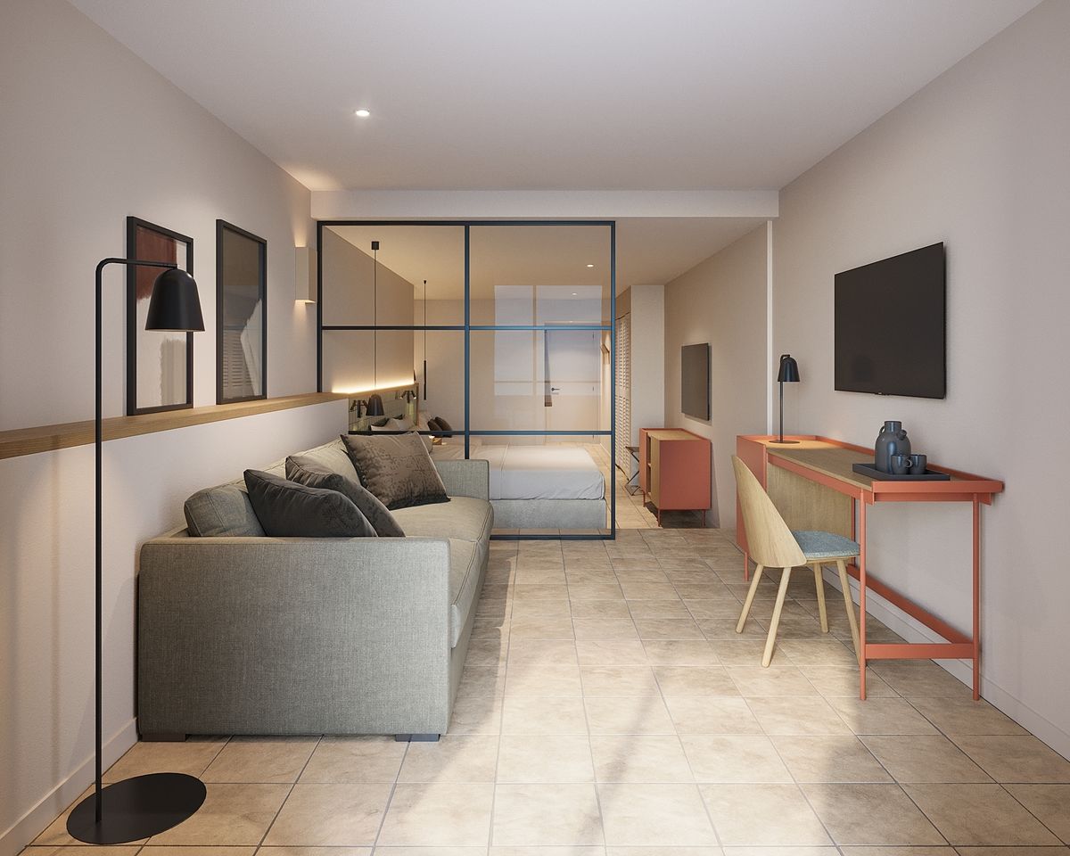Estival Maramar – Suite met bank, Coma-Ruga