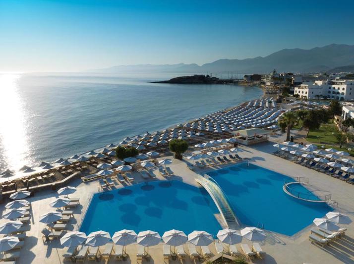 Cretan Beach Resort – Zwembad van boven, Georgioupolis
