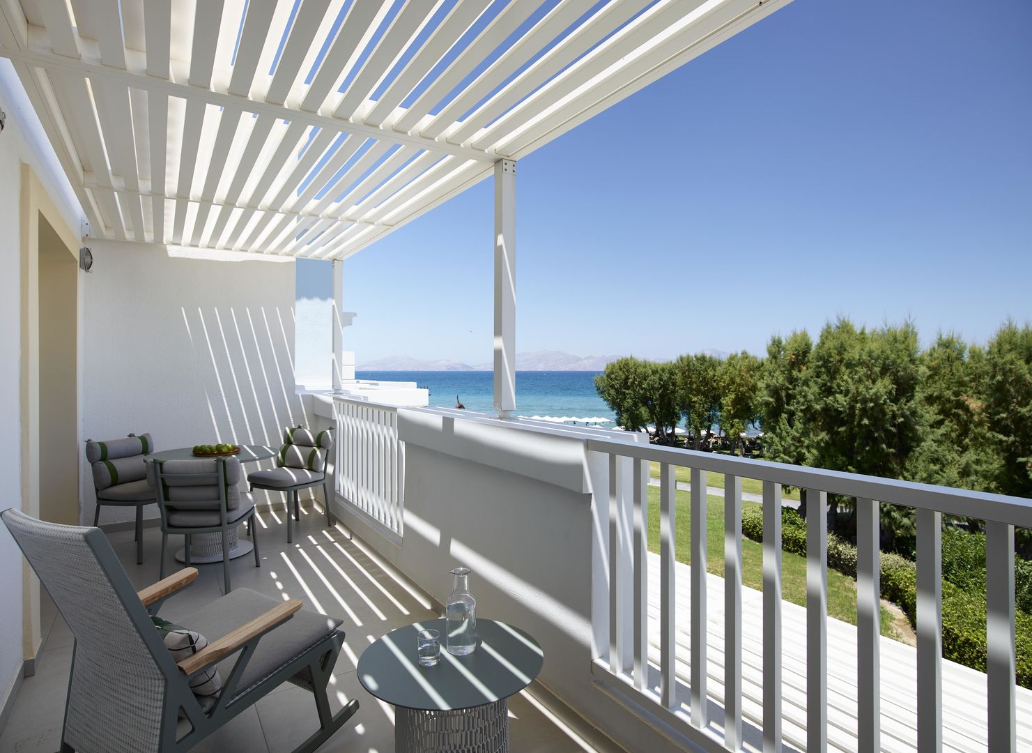 Neptune Luxury Resort – Balkon met zeezicht, Mastichari