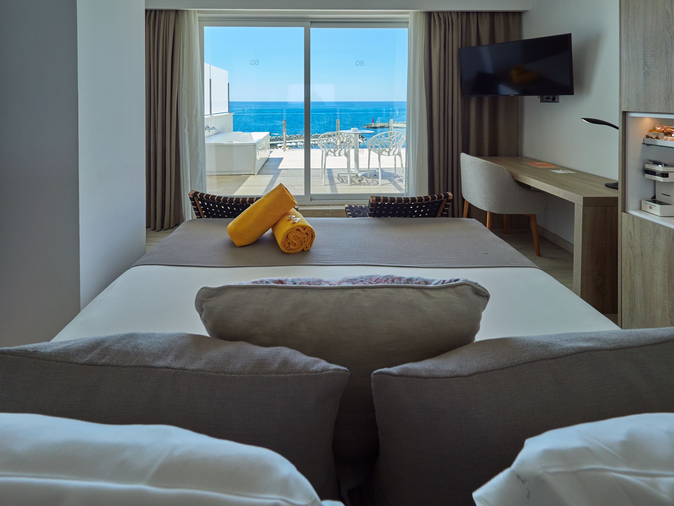 BQ Aguamarina Boutique Hotel – Kamer met zeezicht, Can Pastilla