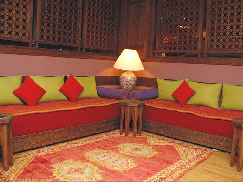 Hotel Timoulay & Spa – Zithoek met kussens, Agadir