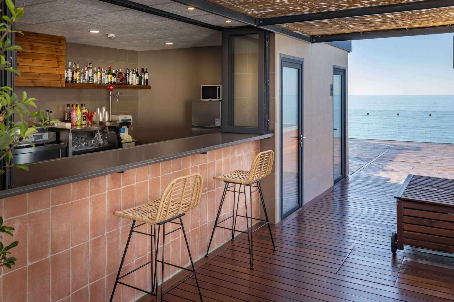Hotel GHT Miratge – Bar met zeezicht, Lloret de Mar