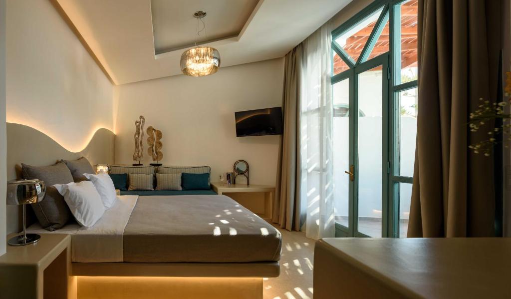 Hotel Armonia – Slaapkamer, Kamari