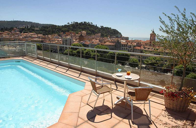 Hotel Aston La Scala – Dakzwembad met uitzicht, Nice