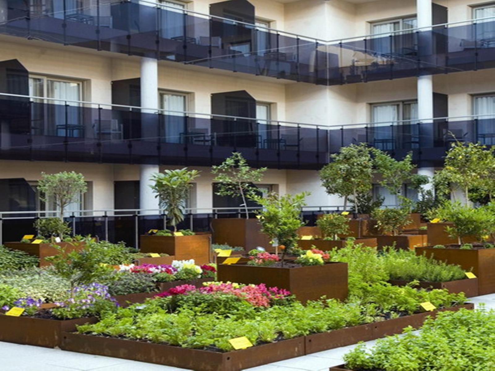 Thalasia Costa de Murcia – Tuin op binnenplaats, San Pedro del Pinatar