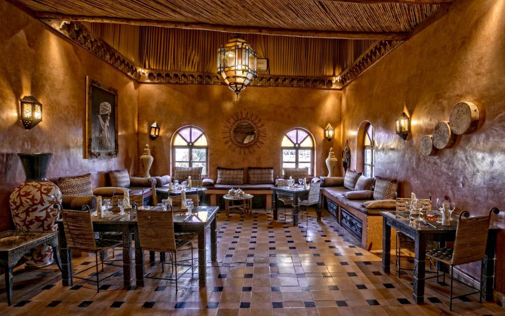 Kasbah Le Mirage – Restaurant met zithoeken, Marrakech