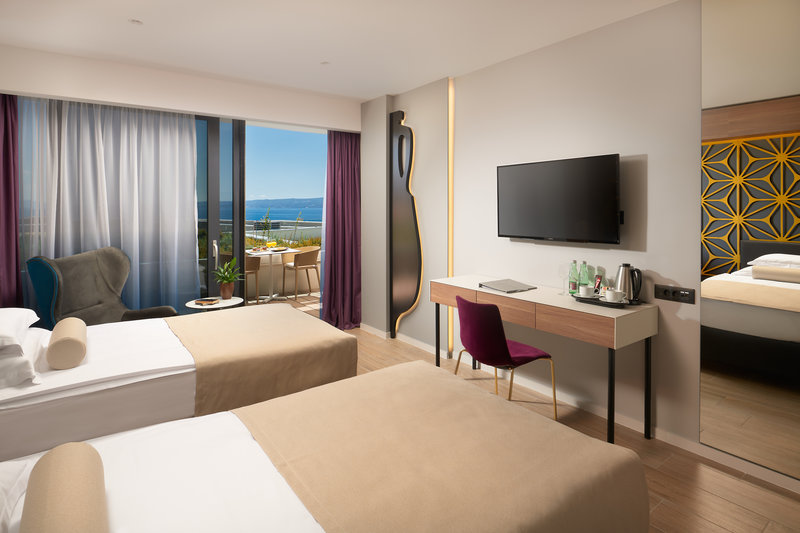 Amphora Hotel – Slaapkamer met zeezicht, Split