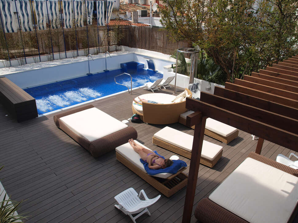 Hotel Platjador – Terras met zwembad, Sitges