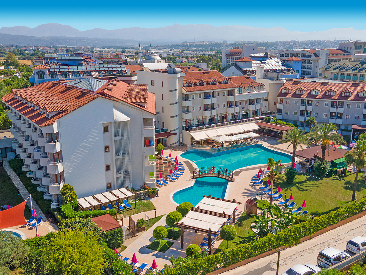Monachus Hotel & Spa – Resort van bovenaf, Evrenseki