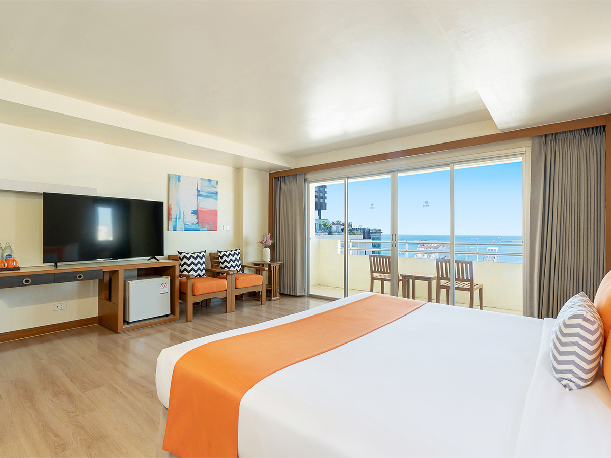 Sunshine Hotel & Residences – Kamer met zeezicht, Pattaya