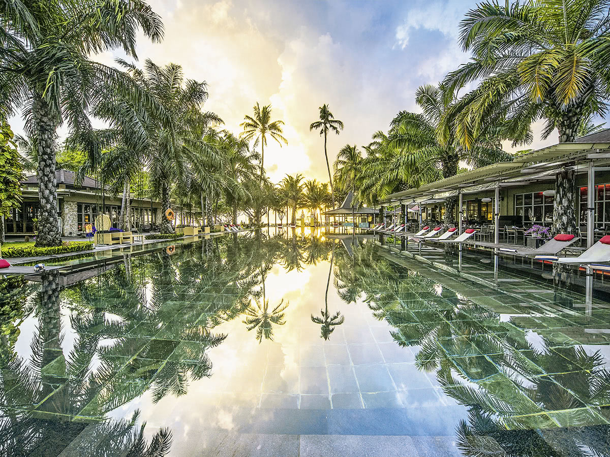 Segara Village Hotel – Zwembad met spiegeling, Sanur