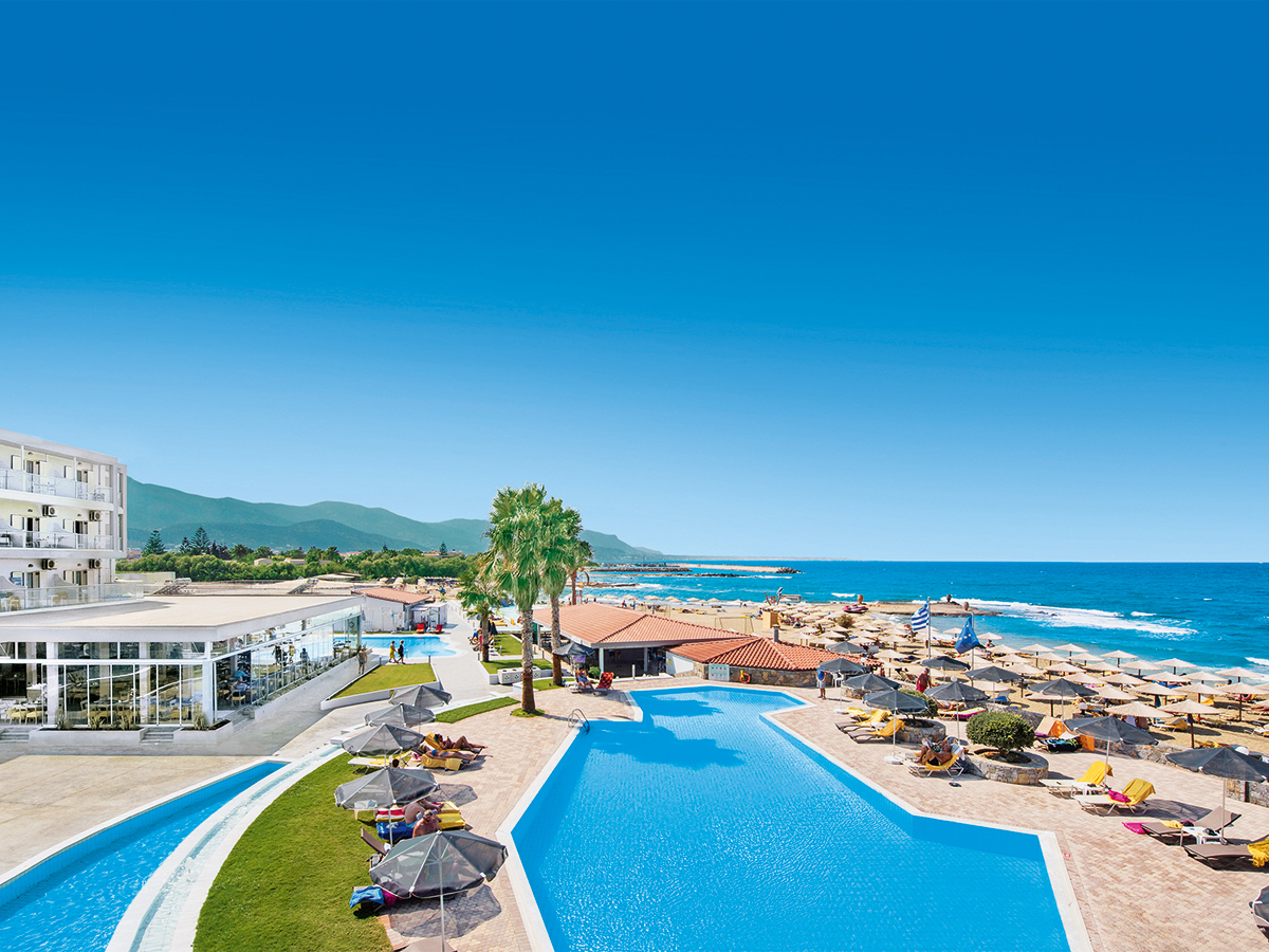 allsun Hotel Carolina Mare – Zwembad en strand, Malia