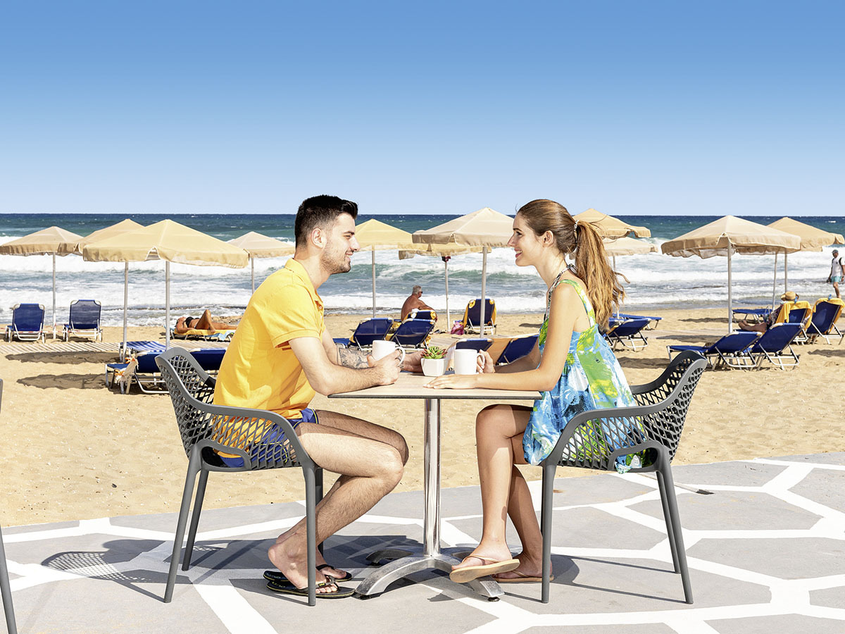 allsun Hotel Carolina Mare – Terras aan het strand, Malia