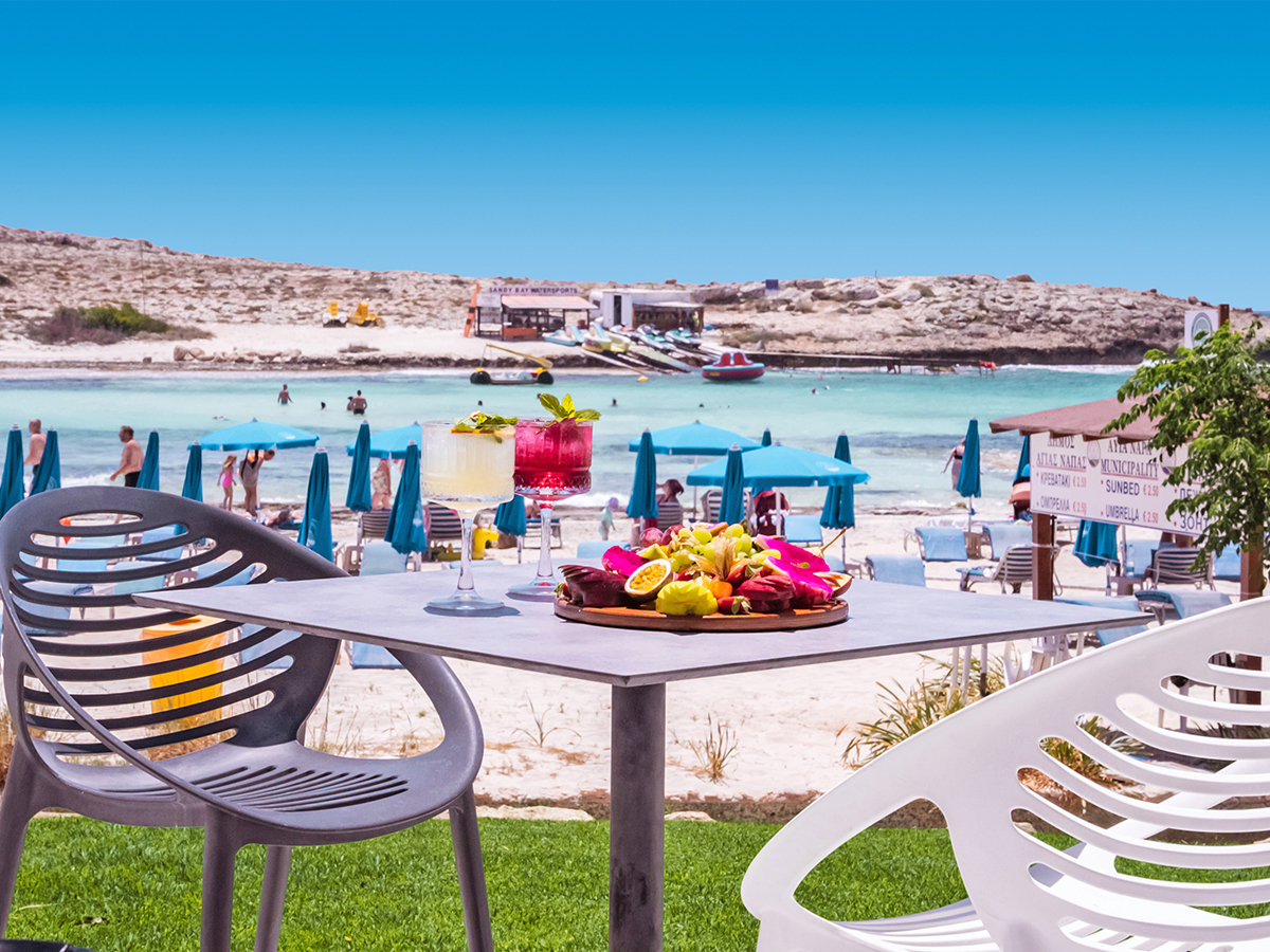 Pavlo Napa Beach Hotel – Terras aan strand, Ayia Napa