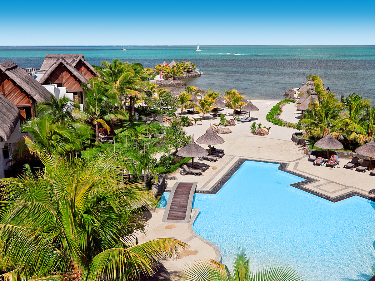 Laguna Beach Hotel & Spa – Zwembad van boven, Grande Rivière Sud Est