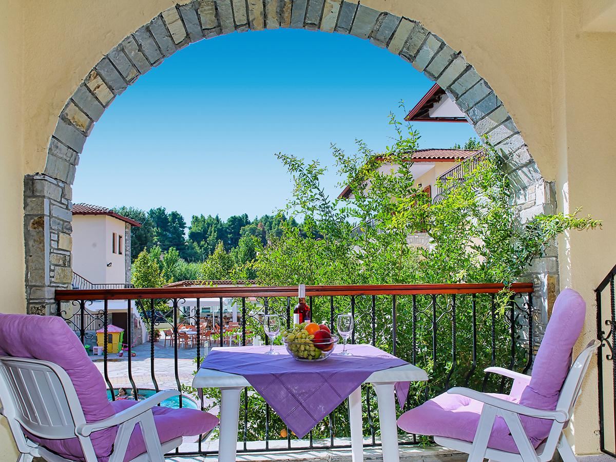 Hotel Argo – Balkon met uitzicht, Siviri