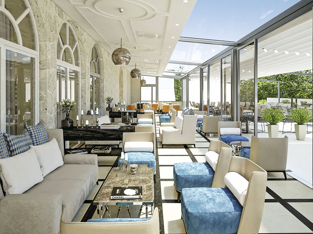 Grand Hotel Slavia – Lounge, Baska Voda