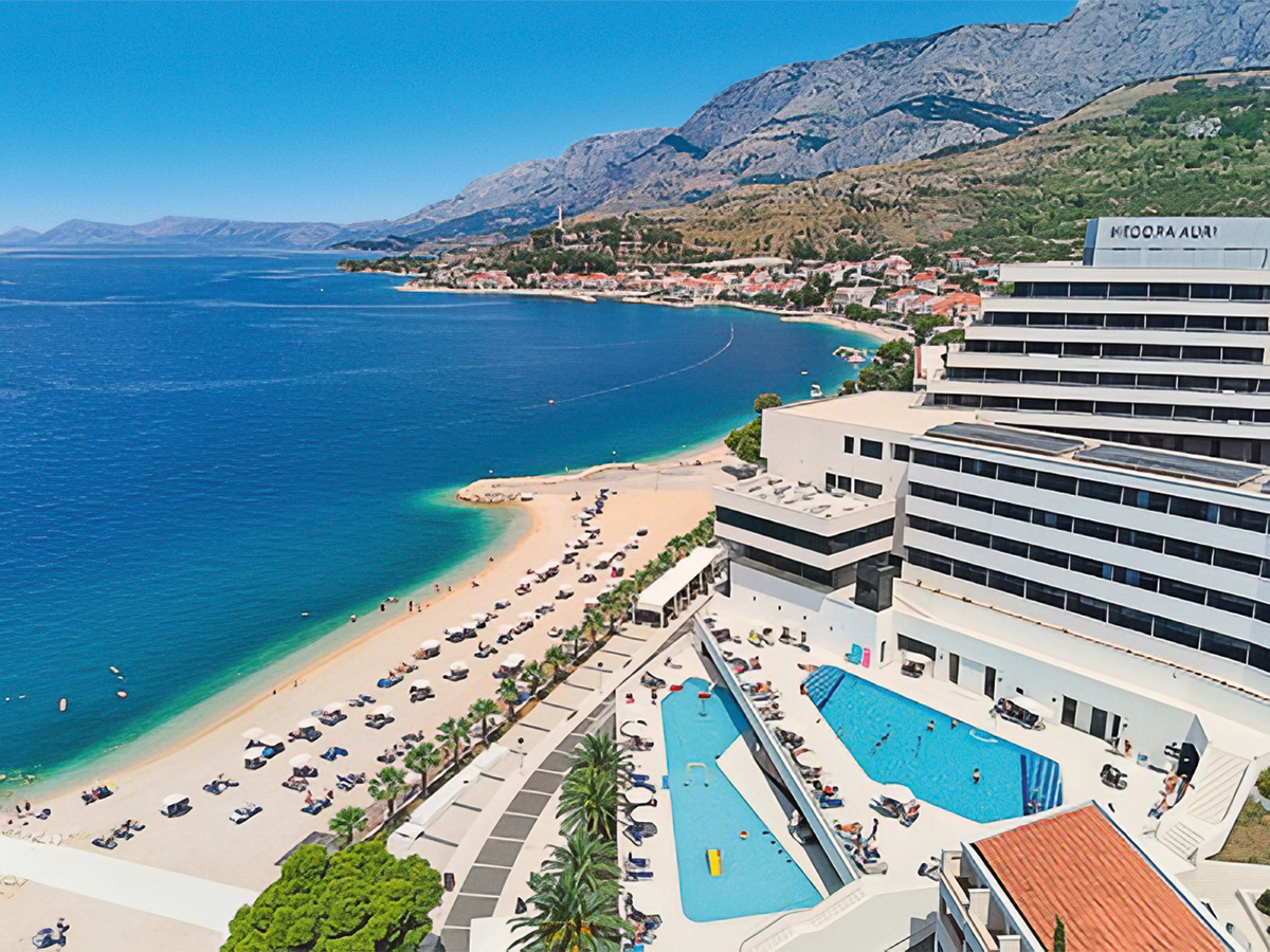 Medora Auri Family Beach Resort – Hotel aan strand, Podgora